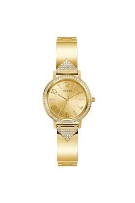 womens-14-mm-tri-luxe-champagne-dial-stainless-steel-analog-watch---gw0474l2