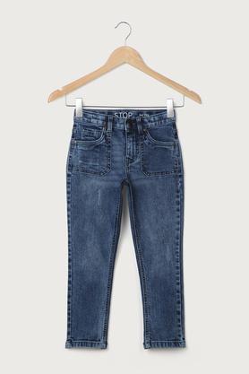 solid-denim-regular-fit-boys-jeans---mid-stone