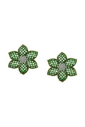 bloom-collection-brass-18k-yellow-gold-plated-green-&-white-crystal-rue-ethnic-earrings