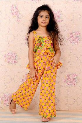 printed-cotton-shoulder-straps-girls-ethnic-set---yellow