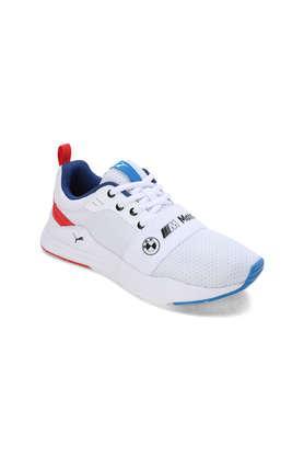 synthetic-lace-up-boys's-sports-shoes---white