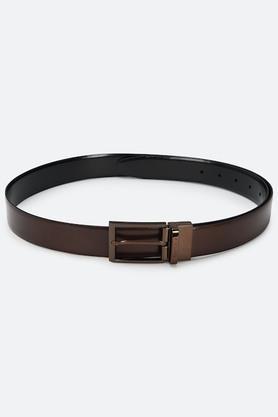 solid-pu-mens-formal-single-side-belt---brown