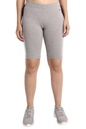 printed-cotton-regular-fit-women's-shorts---multi