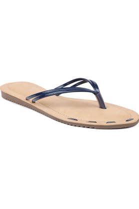 synthetic-slip-on-women's-party-wear-sandals---navy