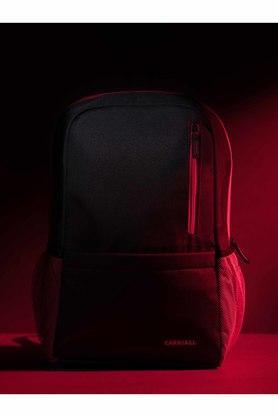 unisex-polyster-zip-closure-backpack---red