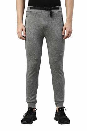 solid-cotton-regular-fit-men's-joggers---grey
