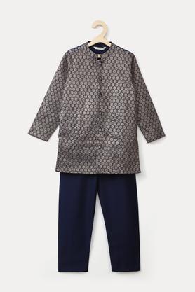 embroidered-pst-mandarin-boys-kurta-pyjama-set---navy