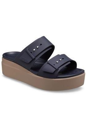 croslite-slipon-women's-casual-wear-sandals---navy