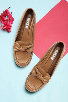 synthetic-slipon-women's-casual-loafers---natural