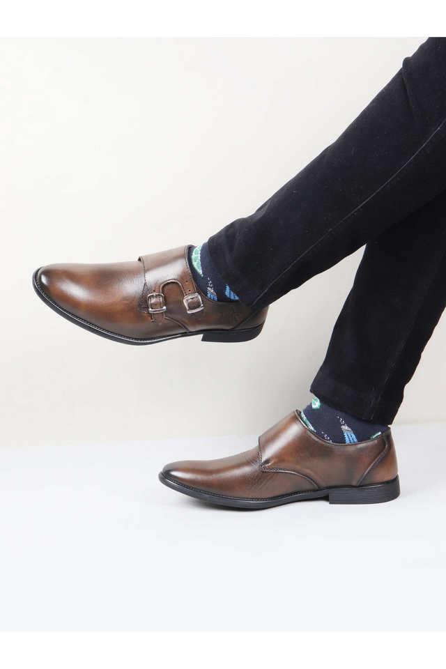leather-slip-on-men's-formal-wear-monk-shoes---tan