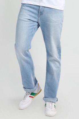light-wash-cotton-bootcut-fit-men's-jeans---blue