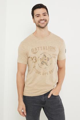 printed-cotton-crew-neck-men's-t-shirt---natural
