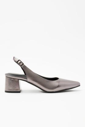 polyurethane-backstrap-women's-party-wear-heels---gunmetal