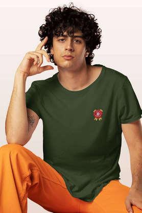 jim-beam-rosette-black-round-neck-mens-t-shirt---green