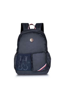 fletcher-polyester-zip-closure-non-laptop-backpack---navy
