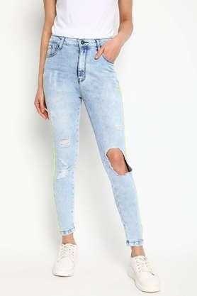 high-rise-denim-slim-fit-women's-jeans---blue