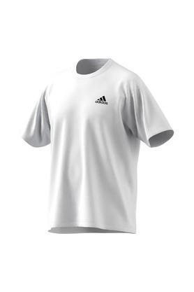 solid-cotton-regular-fit-men's-t-shirt---white