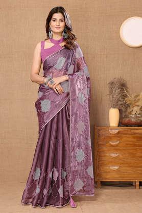 embroidered-organza-party-wear-women's-saree---purple