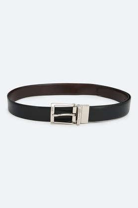 solid-pu-men's-formal-single-side-belt---black