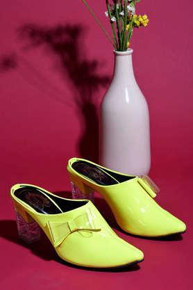 synthetic-slipon-girls-casual-mules---green