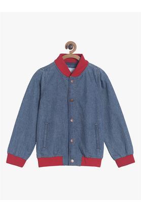 solid-cotton-mandarin-neck-boys-jacket---blue
