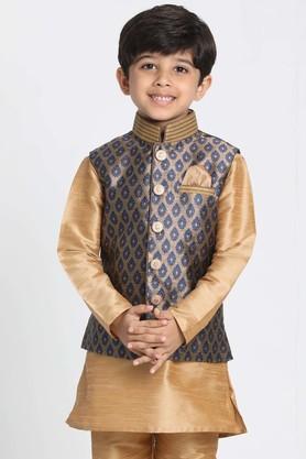 embroidered-silk-blend-mandarin-boys-nehru-jacket---dark-blue