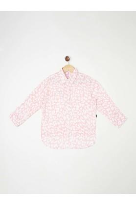 printed-lyocell-shirt-collar-girls-shirt---pink