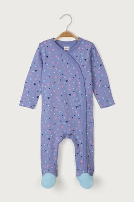 printed-cotton-round-neck-knitted-sleepsuit---blue