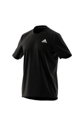solid-cotton-regular-fit-men's-t-shirt---black