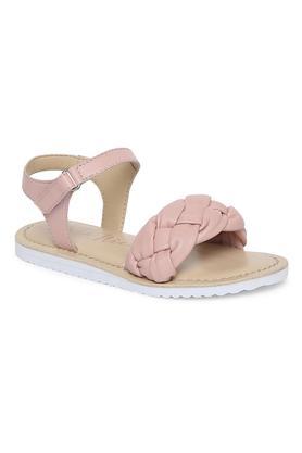 alice-leather-buckle-girl's-casual-sandals---pink