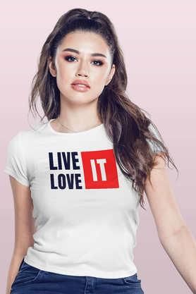 live-it-love-it-round-neck-womens-t-shirt---white