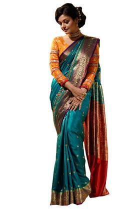 women's-rama-green-banarasi-satin-silk-saree-with-stone-work-with-blouse-piece---green