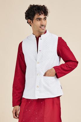 printed-viscose-blend--festive-wear-nehru-jacket---white