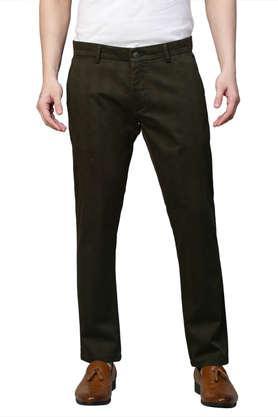 men's-cotton-stretch-caribbean-slim-fit-print-trousers---bottle-green