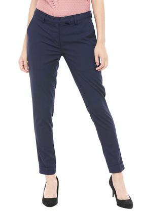 womens-2-pocket-solid-trousers---navy