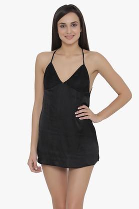solid-satin-women's-baby-doll---black