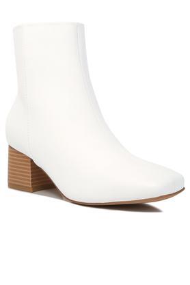davia-leather-square-toe-ankle-women's-boots---white