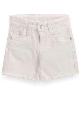 solid-cotton-regular-fit-girls-shorts---white
