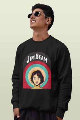 jim-beam-character-black-round-neck-mens-sweatshirt---black