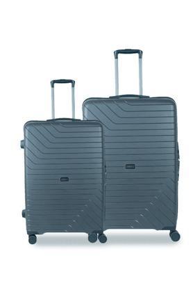 groove-set-of-2-polypropylene-grey-trolley-bags(65-cm,75-cm)-with-8-wheels-and-tsa-lock---grey