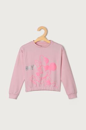 printed-cotton-round-neck-girls-sweatshirt---blush