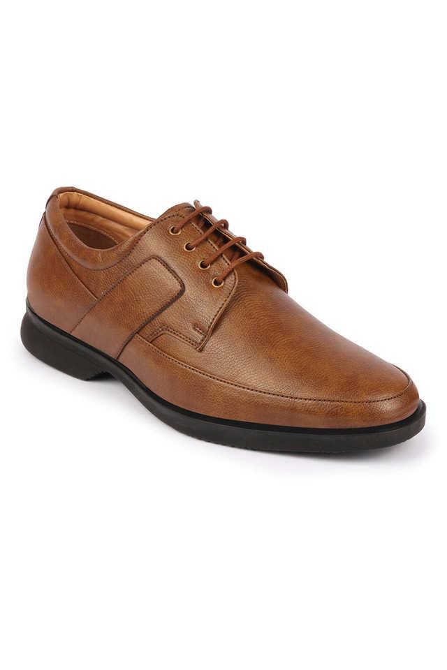 pu-lace-up-men's-formal-wear-derby-shoes---tan
