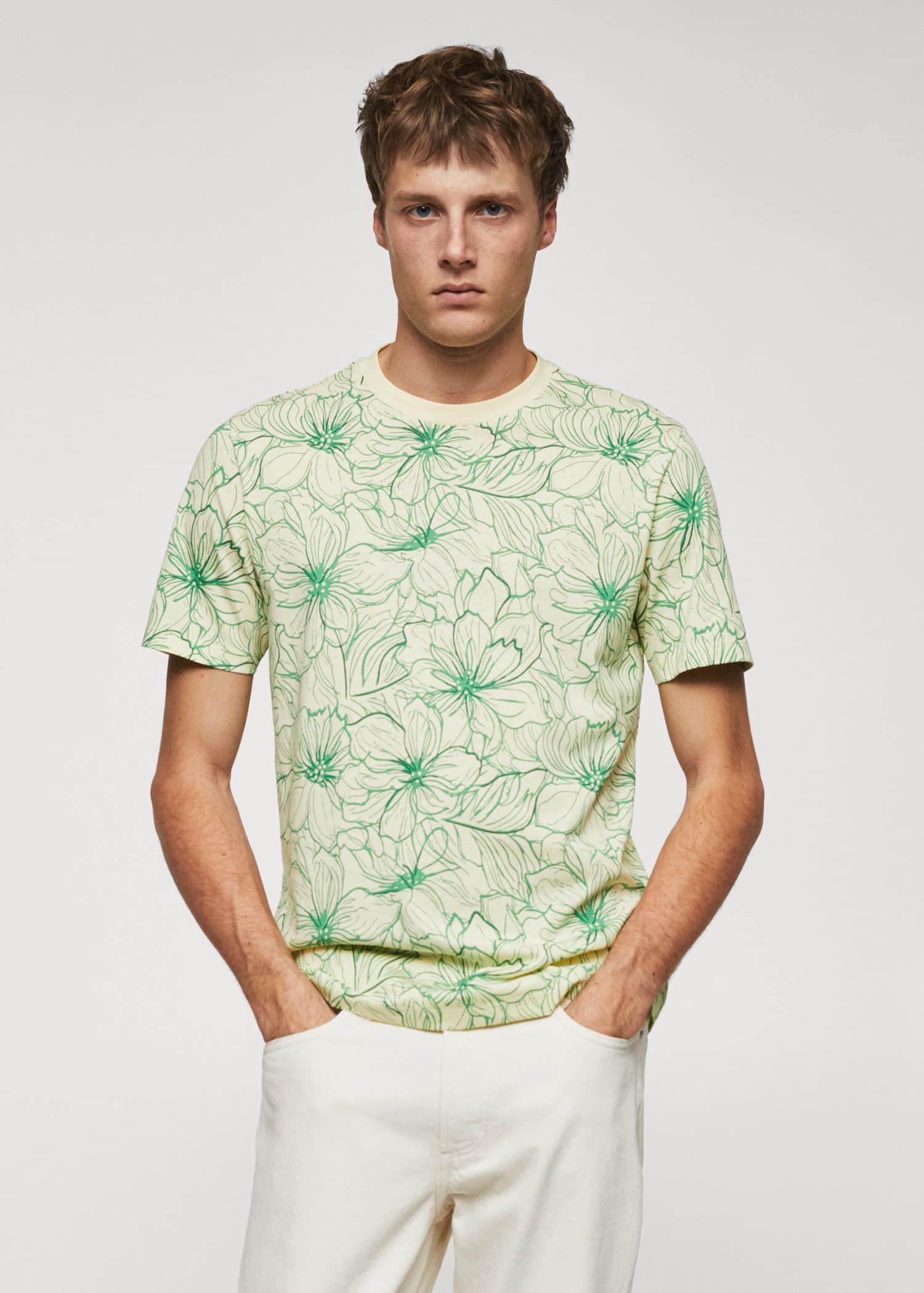 floral-print-t-shirt