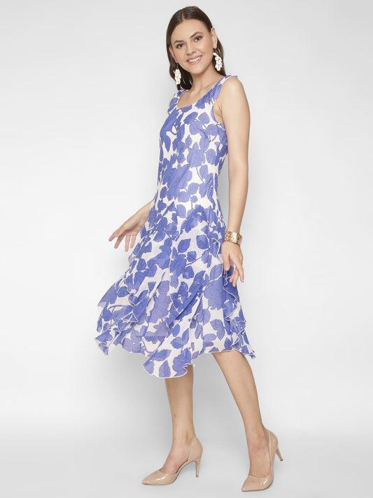 blue-floral-fit-&-flare-dress
