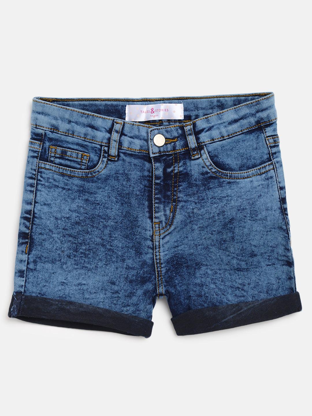 girls-mid-blue-denim-shorts