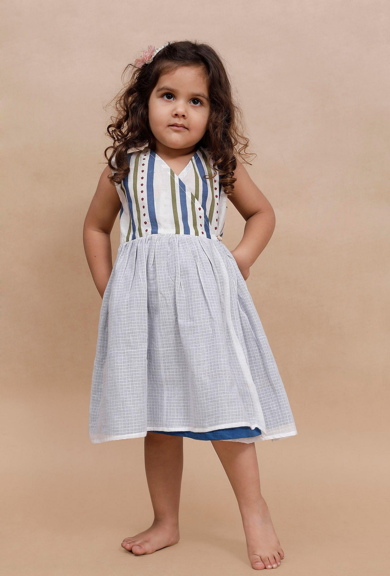 off-white-multi-colored-striped-dress