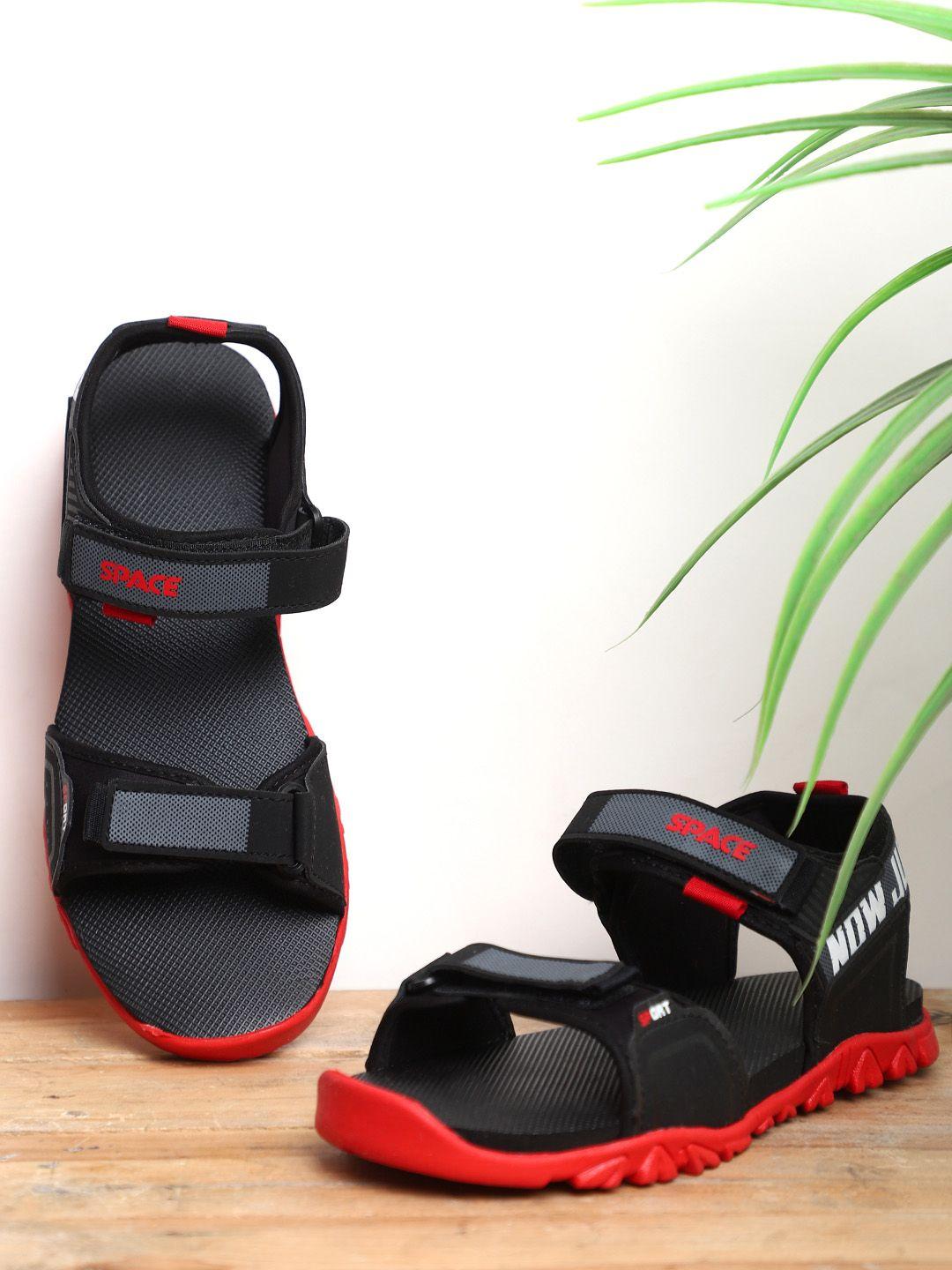 Space Men Black & Red Comfort Sandals