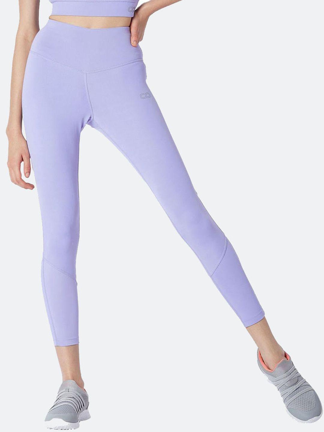 silvertraq-women-lavender-solid-quick-dry-anti-odor-cropped-leggings