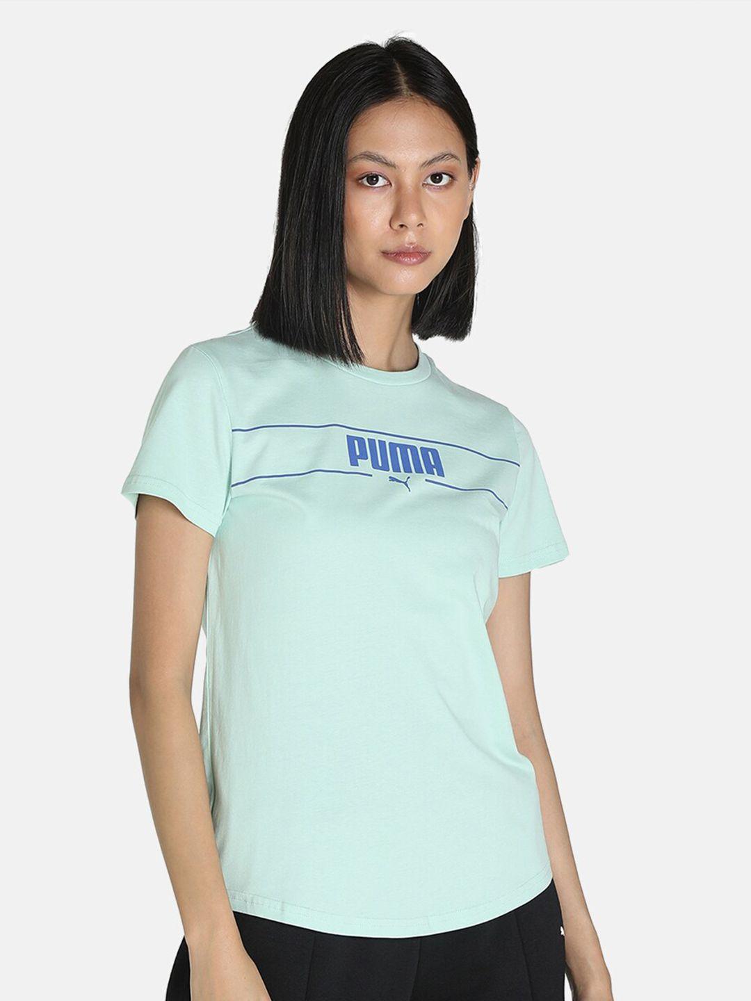 puma-women-green-brand-logo-printed-training-or-gym-cotton-t-shirt