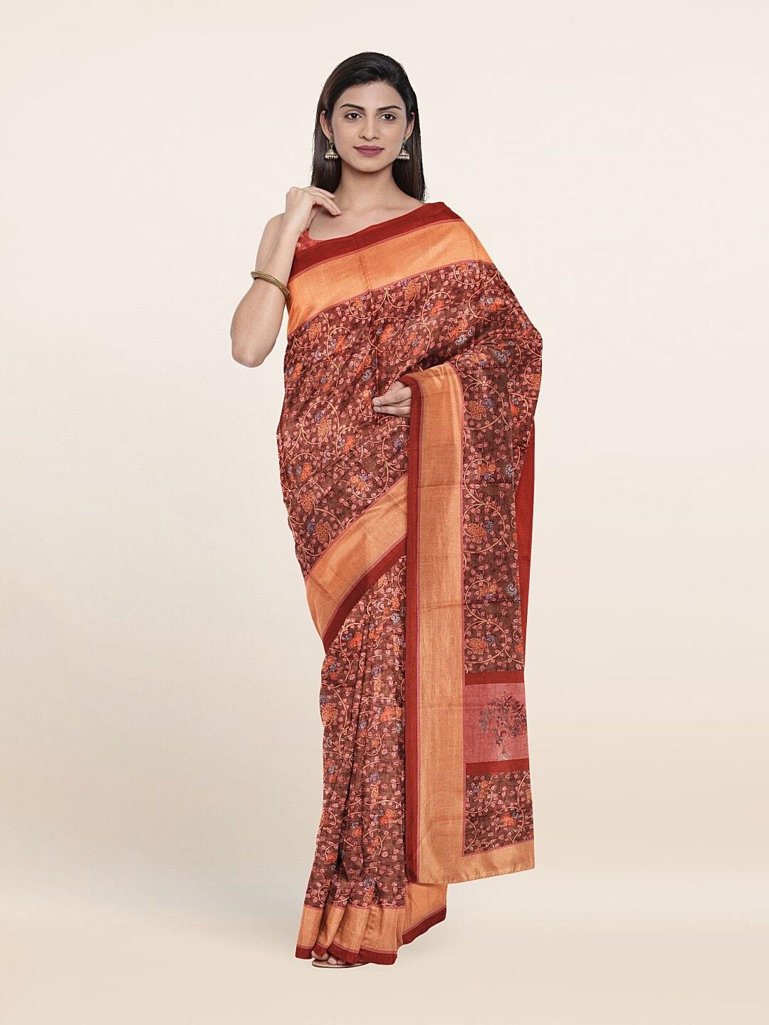 pothys-women-brown-sarees